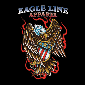Eagle Line Apparel Black T-Shirt
