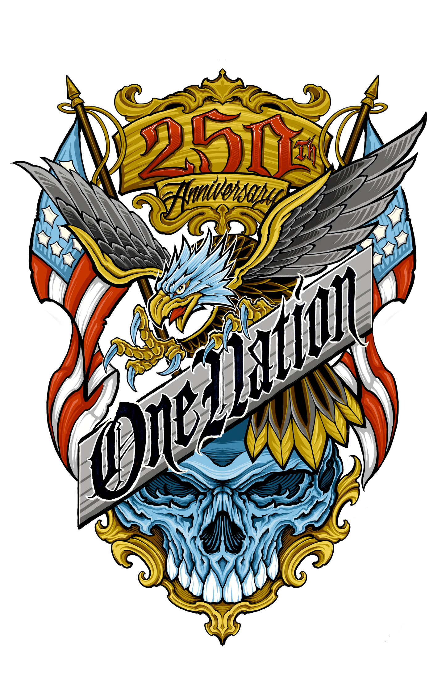 250th Anniversary Black Hoodie