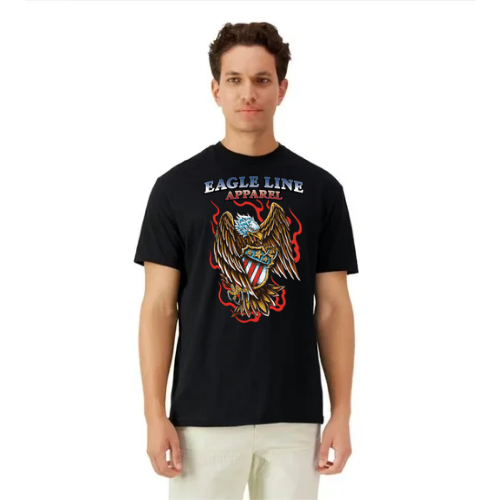 Eagle Line Apparel Black T-Shirt