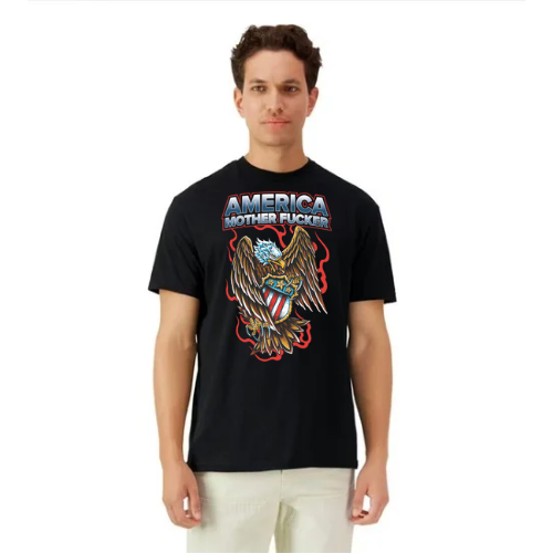 Eagle Line Apparel Black America Mother Fucker T Shirt