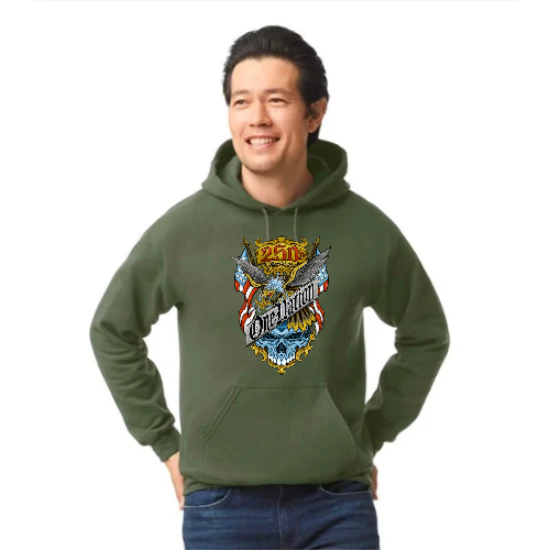 250th Anniversary Military Green Hoodie