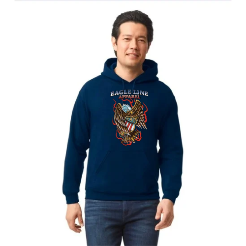 Eagle Line Apparel Navy Hoodie (Copy)