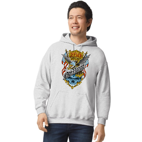 250 Annivarsary White (Ash) Hoodie
